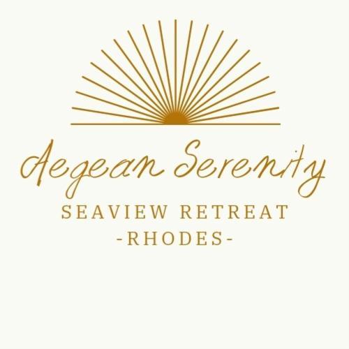 Aegean Serenity - Sea View Retreat Archangelos  Exterior foto